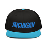 Snapback Hat "1053-0081 Michigan (Blue Logo)" - JCBTGlobal