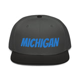 Snapback Hat "1053-0081 Michigan (Blue Logo)" - JCBTGlobal