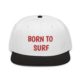 Snapback Hat "2051-0031 Born To Play Surf (Red Logo)" - JCBTGlobal