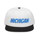 Snapback Hat "1053-0081 Michigan (Blue Logo)" - JCBTGlobal