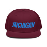 Snapback Hat "1053-0081 Michigan (Blue Logo)" - JCBTGlobal