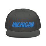 Snapback Hat "1053-0081 Michigan (Blue Logo)" - JCBTGlobal