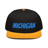 Snapback Hat "1053-0081 Michigan (Blue Logo)" - JCBTGlobal
