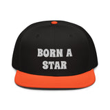 Snapback Hat "2052-0151 Born A Star (White Logo)" - JCBTGlobal