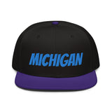 Snapback Hat "1053-0081 Michigan (Blue Logo)" - JCBTGlobal