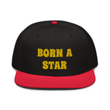 Snapback Hat "2052-0151 Born A Star (Yellow Logo)" - JCBTGlobal