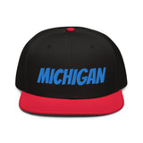 Snapback Hat "1053-0081 Michigan (Blue Logo)" - JCBTGlobal