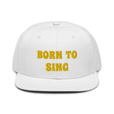 Snapback Hat "2052-0161 Born To Sing (Yellow Logo)" - JCBTGlobal