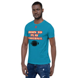 Unisex t-shirt "10101-0011 Born To Play Football (Red Logo)"