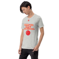 Unisex t-shirt "10101-0031 Born To Play Basketball (Red Logo)"