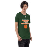 Unisex t-shirt "10101-0031 Born To Play Basketball (White Logo)"