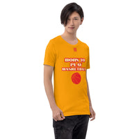 Unisex t-shirt "10101-0031 Born To Play Basketball (Red Logo)"