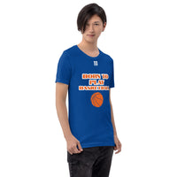 Unisex t-shirt "10101-0031 Born To Play Basketball (White Logo)"