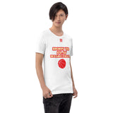 Unisex t-shirt "10101-0031 Born To Play Basketball (Red Logo)"