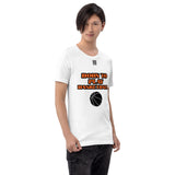 Unisex t-shirt "10101-0031 Born To Play Basketball (Black Logo)"