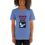 Short-Sleeve Unisex T-Shirt "2012-0131 Reach For The Skies (Red Logo)" - JCBTGlobal