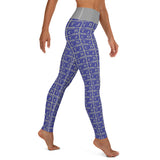 Yoga Leggings "2021-0291 Gray (Blue Logo)" - JCBTGlobal