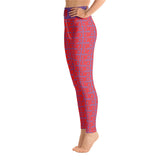 Yoga Leggings "2021-0171 Purple (Red Logo)" - JCBTGlobal