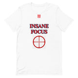 Short-Sleeve Unisex T-Shirt "2012-0091 Insane Focus (Red Logo)" - JCBTGlobal