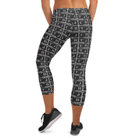 Capri Leggings "2023-0021 Gray (Black Logo)" - JCBTGlobal