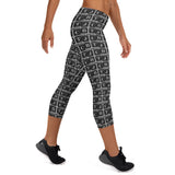 Capri Leggings "2023-0021 Gray (Black Logo)" - JCBTGlobal