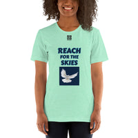 Short-Sleeve Unisex T-Shirt "2012-0131 Reach For The Skies (Black Logo)" - JCBTGlobal