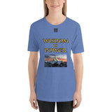 Short-Sleeve Unisex T-Shirt "2012-0111 Wisdom Is Power (Black Logo)" - JCBTGlobal