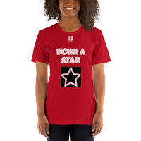 Short-Sleeve Unisex T-Shirt "2012-0152 Born A Star (White Logo)" - JCBTGlobal