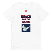 Short-Sleeve Unisex T-Shirt "2012-0131 Reach For The Skies (Red Logo)" - JCBTGlobal