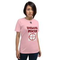 Short-Sleeve Unisex T-Shirt "2012-0091 Insane Focus (Black Logo)" - JCBTGlobal