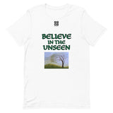 Short-Sleeve Unisex T-Shirt "2012-0101 Believe In The Unseen (Black Logo)" - JCBTGlobal