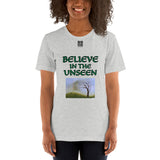 Short-Sleeve Unisex T-Shirt "2012-0101 Believe In The Unseen (Black Logo)" - JCBTGlobal