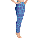 Yoga Leggings "2021-0341 Baby Blue (Blue Logo)" - JCBTGlobal