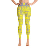 Yoga Leggings "2021-0201 Gray (Yellow Logo)" - JCBTGlobal