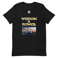 Short-Sleeve Unisex T-Shirt "2012-0111 Wisdom Is Power (White Logo)" - JCBTGlobal