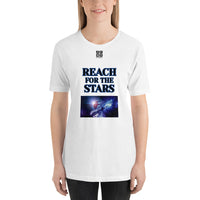 Short-Sleeve Unisex T-Shirt "2012-0141 Reach For The Stars (Black Logo)" - JCBTGlobal