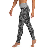 Yoga Leggings "2021-0021 Gray (Black Logo)" - JCBTGlobal