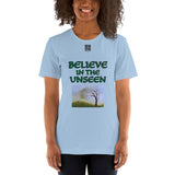 Short-Sleeve Unisex T-Shirt "2012-0101 Believe In The Unseen (Black Logo)" - JCBTGlobal