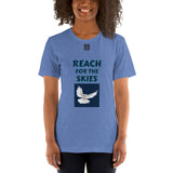 Short-Sleeve Unisex T-Shirt "2012-0131 Reach For The Skies (Black Logo)" - JCBTGlobal