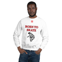 Unisex Sweatshirt "1031-0071 Born To Skate (Red Logo)" - JCBTGlobal