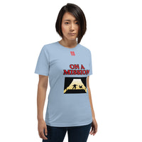 Short-Sleeve Unisex T-Shirt "2012-0121 On A Mission (Red Logo)" - JCBTGlobal