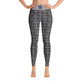 Yoga Leggings "2021-0021 Gray (Black Logo)" - JCBTGlobal