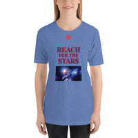 Short-Sleeve Unisex T-Shirt "2012-0141 Reach For The Stars (Red Logo)" - JCBTGlobal