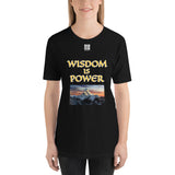 Short-Sleeve Unisex T-Shirt "2012-0111 Wisdom Is Power (White Logo)" - JCBTGlobal