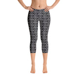 Capri Leggings "2023-0021 Gray (Black Logo)" - JCBTGlobal