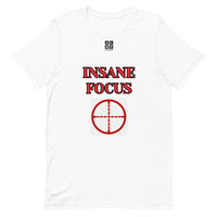 Short-Sleeve Unisex T-Shirt "2012-0091 Insane Focus (Black Logo)" - JCBTGlobal