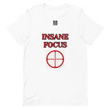 Short-Sleeve Unisex T-Shirt "2012-0091 Insane Focus (Black Logo)" - JCBTGlobal