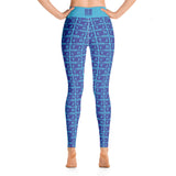 Yoga Leggings "2021-0341 Baby Blue (Blue Logo)" - JCBTGlobal