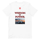 Short-Sleeve Unisex T-Shirt "2012-0111 Wisdom Is Power (Red Logo)" - JCBTGlobal