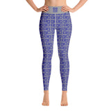 Yoga Leggings "2021-0291 Gray (Blue Logo)" - JCBTGlobal